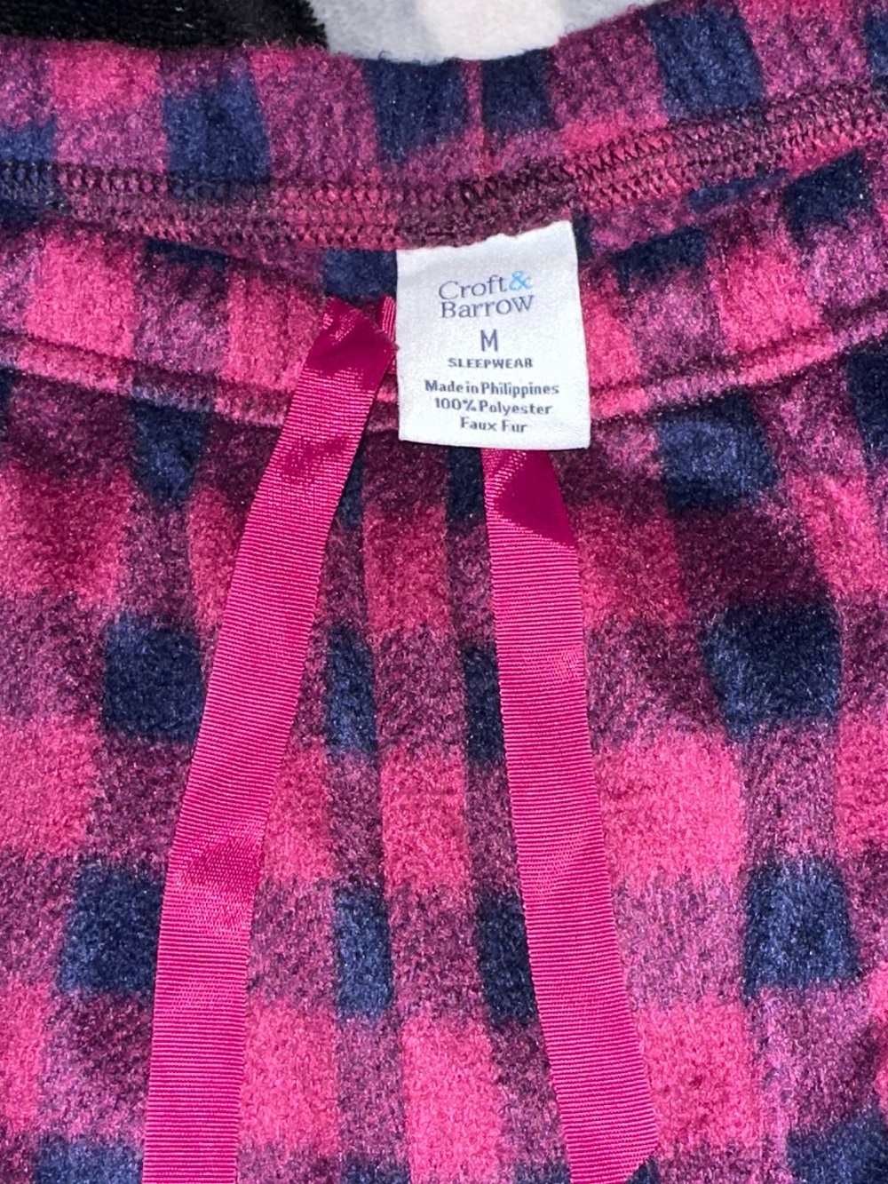 croft & barrow Women’s Maroon Pajama Set - Picture 4 of 8